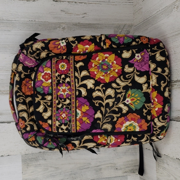 Vera Bradley Handbags - Vera Bradley Suzani large campus backpack, lots of pockets fits laptop or tablet